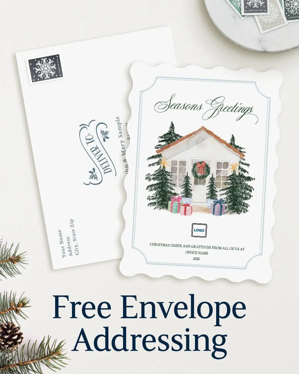 Wavy Christmas Cards
