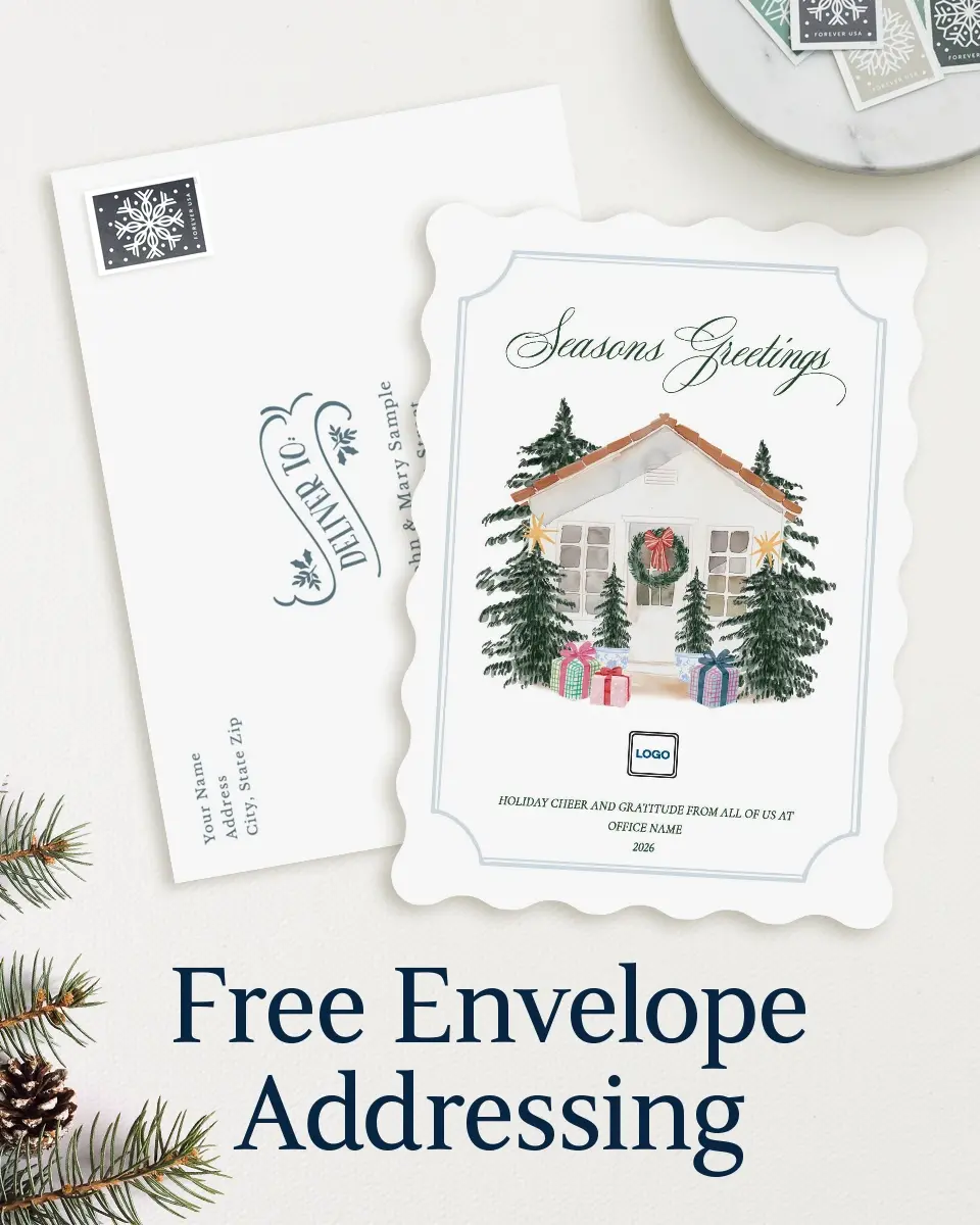 Wavy Christmas Cards