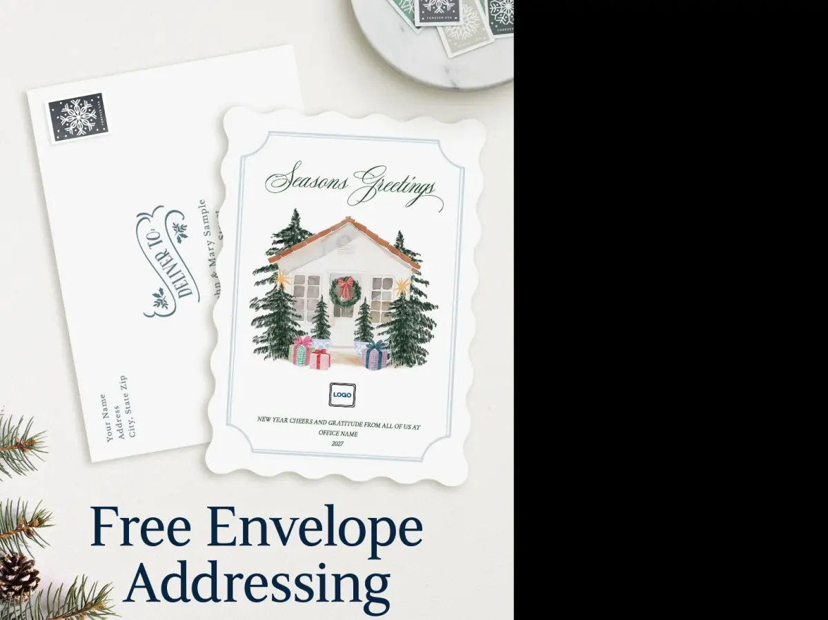 Wavy Christmas Cards