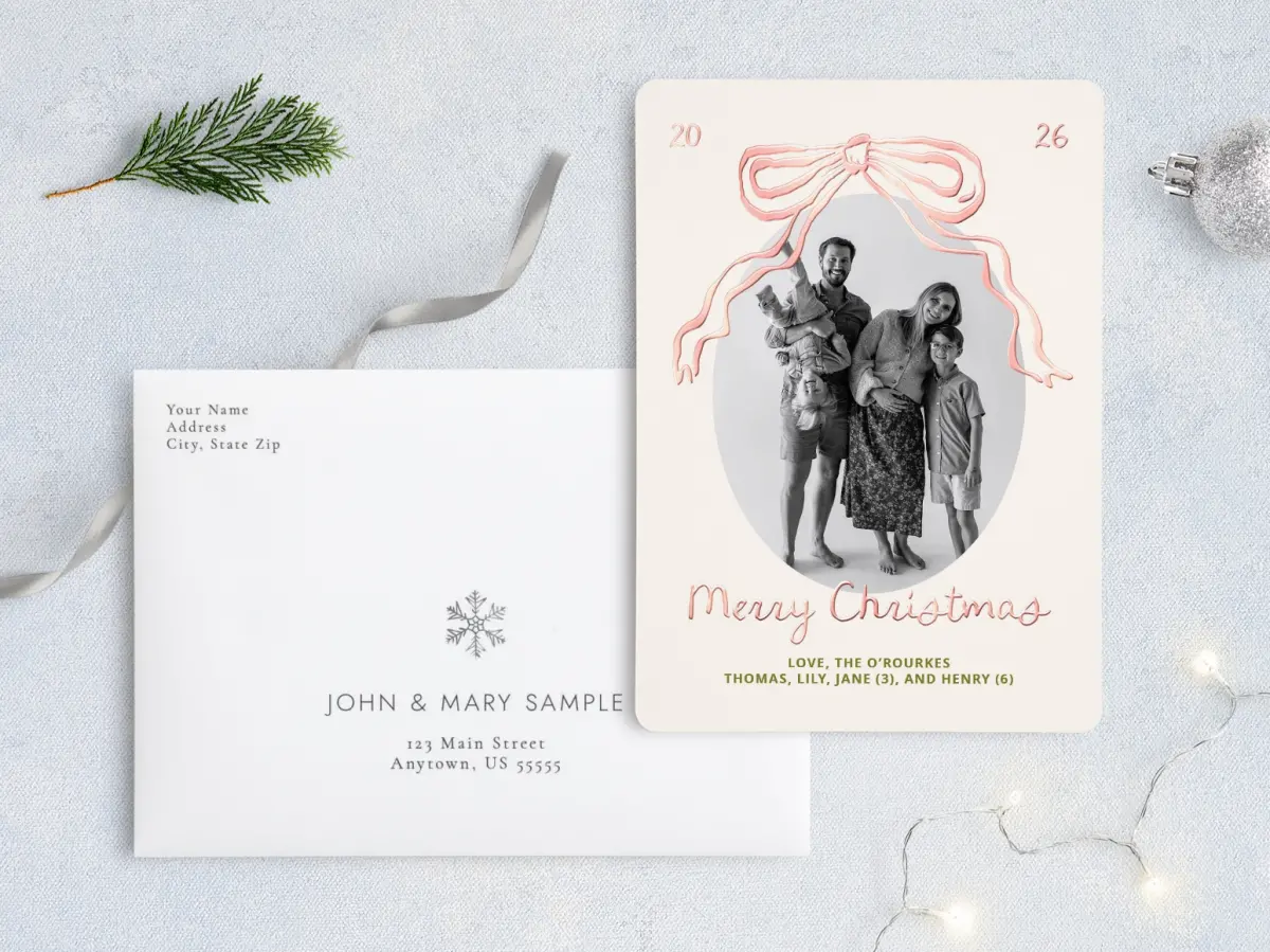 Front with Envelope Design