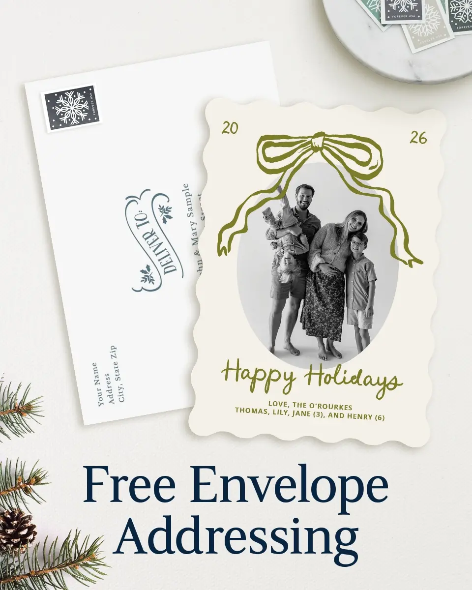 Wavy Christmas Cards