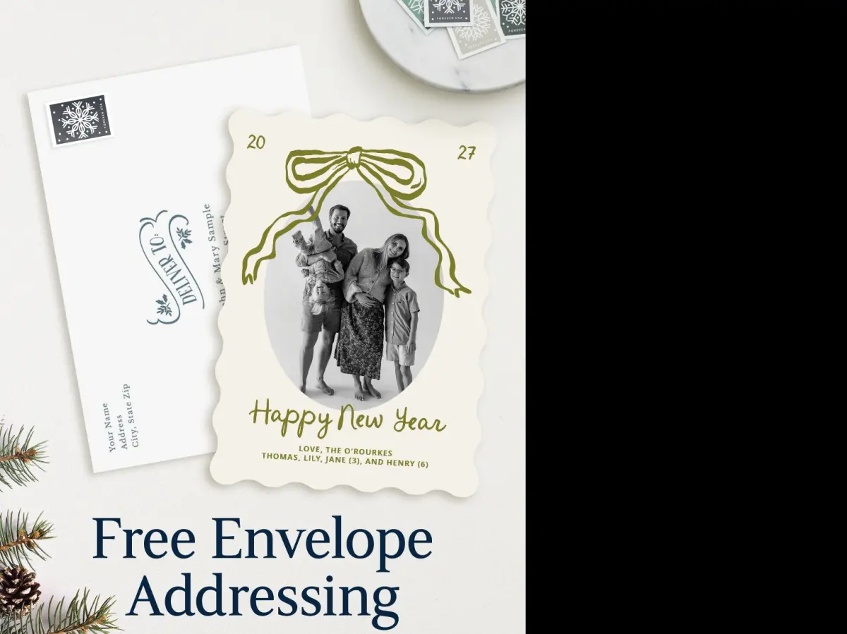 Wavy Christmas Cards