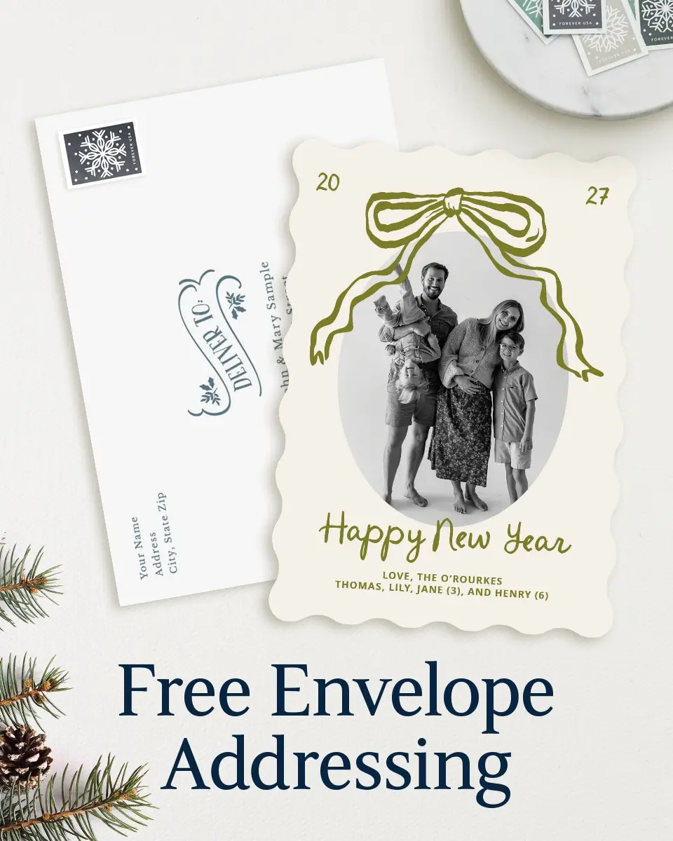 Wavy Christmas Cards