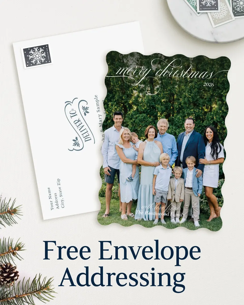 Wavy Christmas Cards