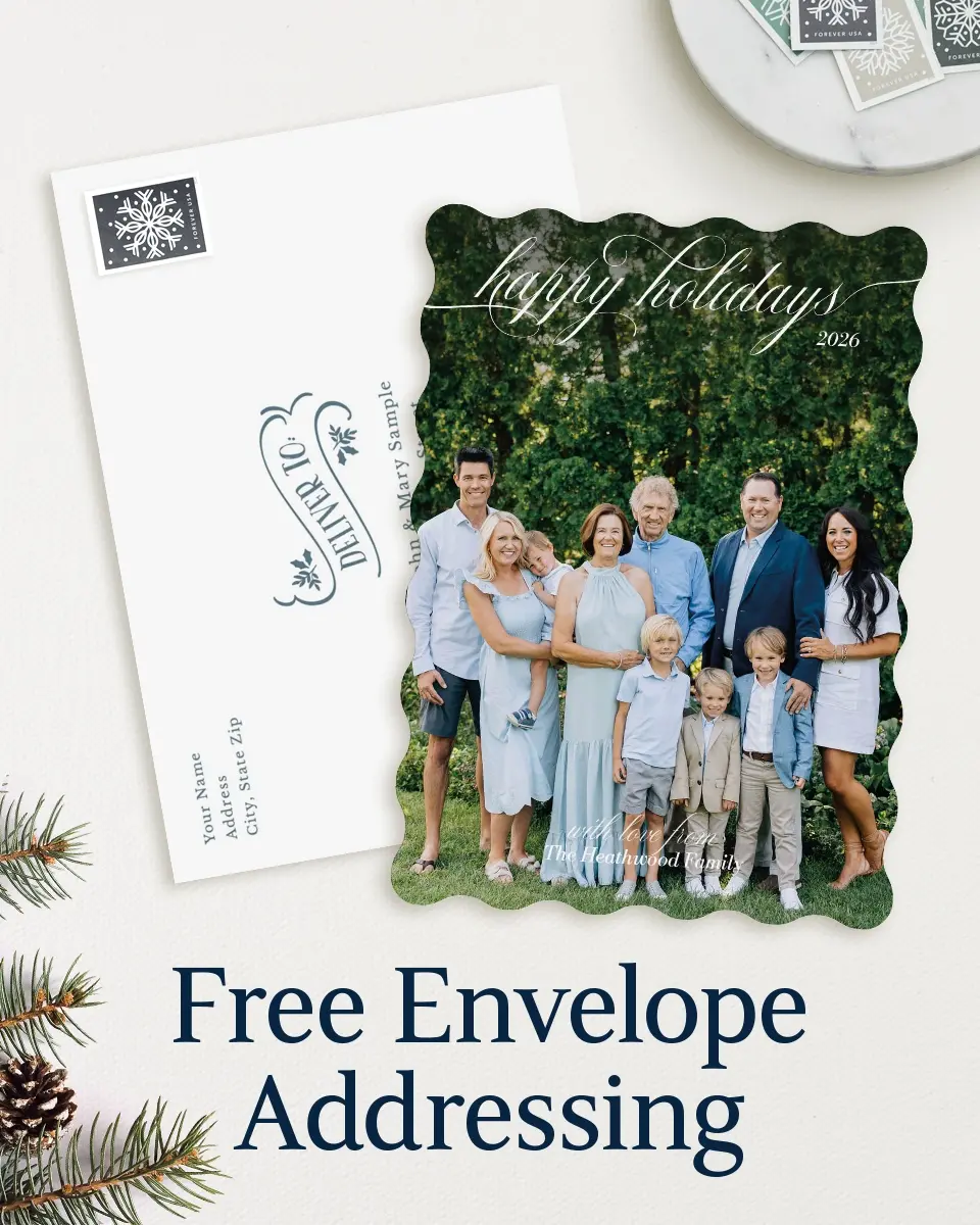Wavy Christmas Cards