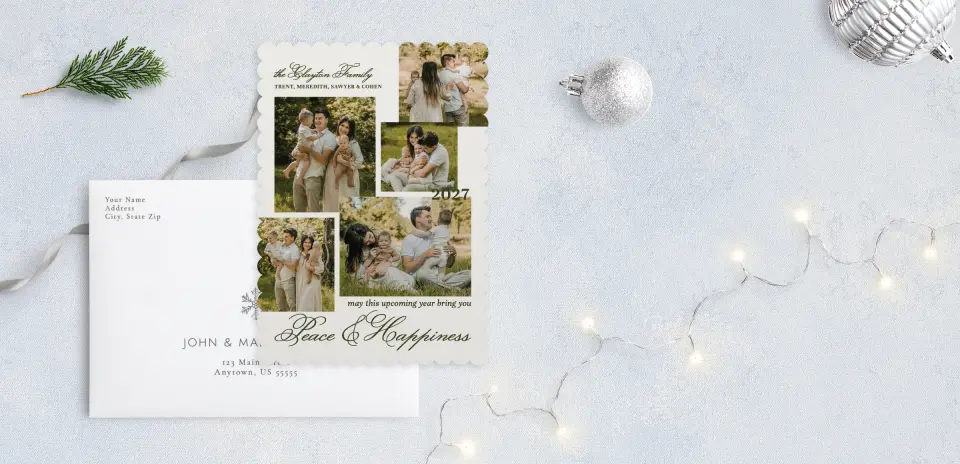Front with Envelope Design