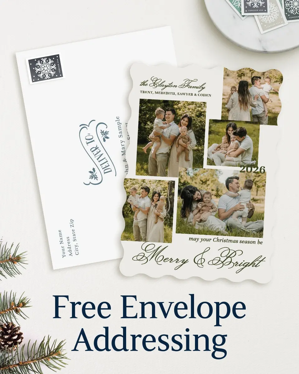 Wavy Christmas Cards