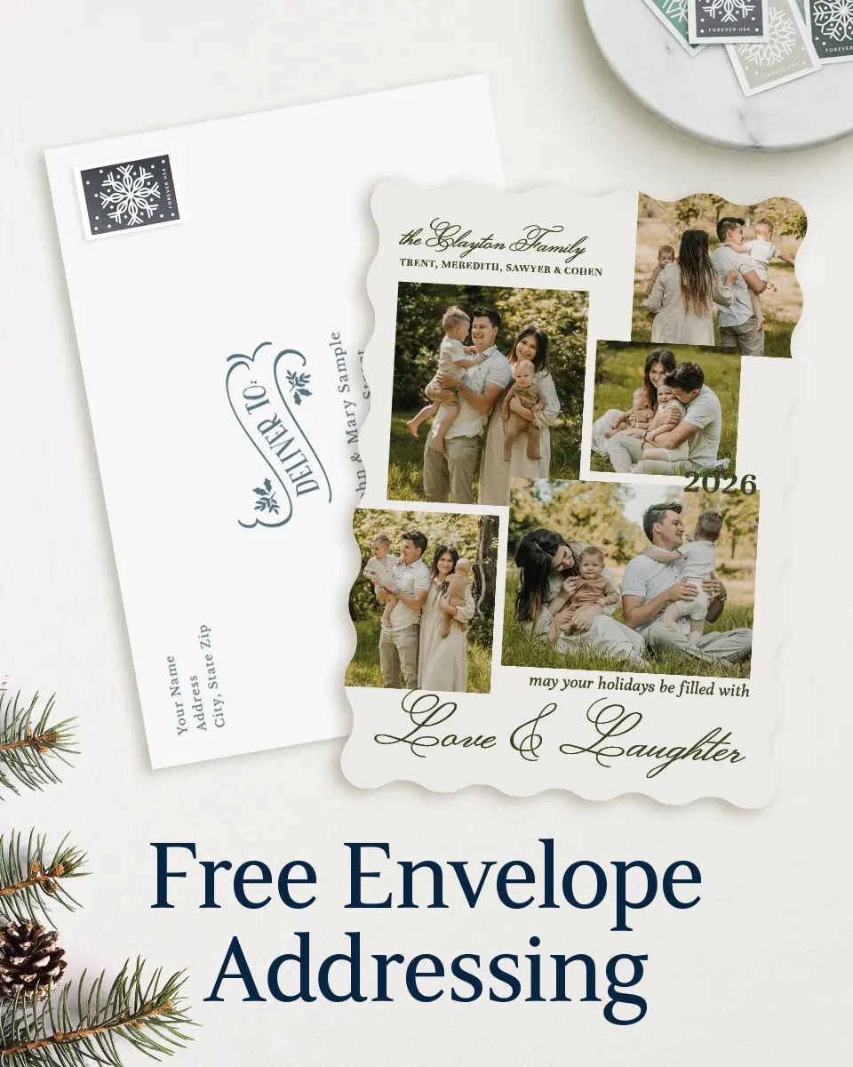 Wavy Christmas Cards