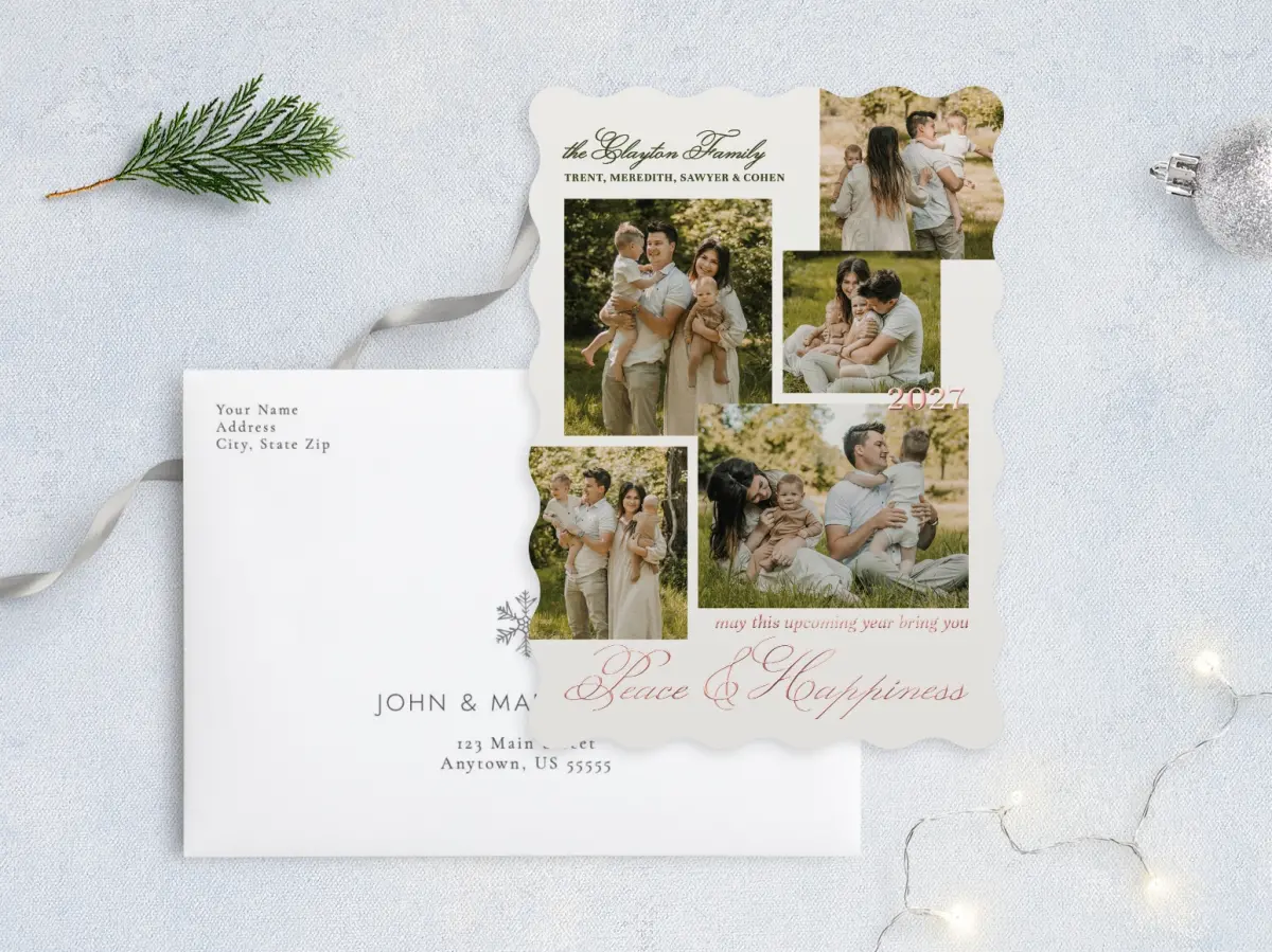 Front with Envelope Design