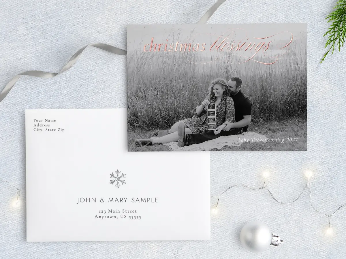 Front with Envelope Design