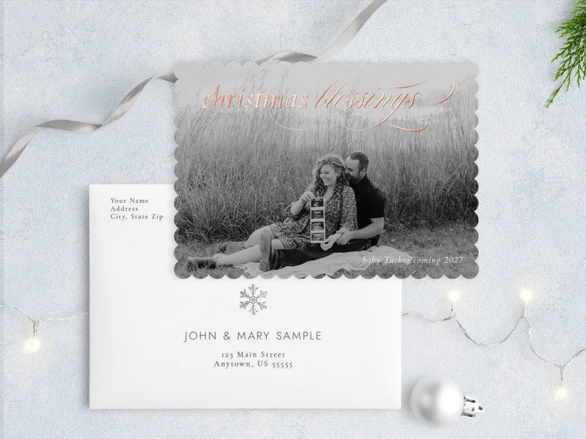 Front with Envelope Design