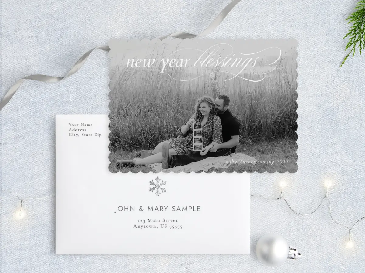 Front with Envelope Design