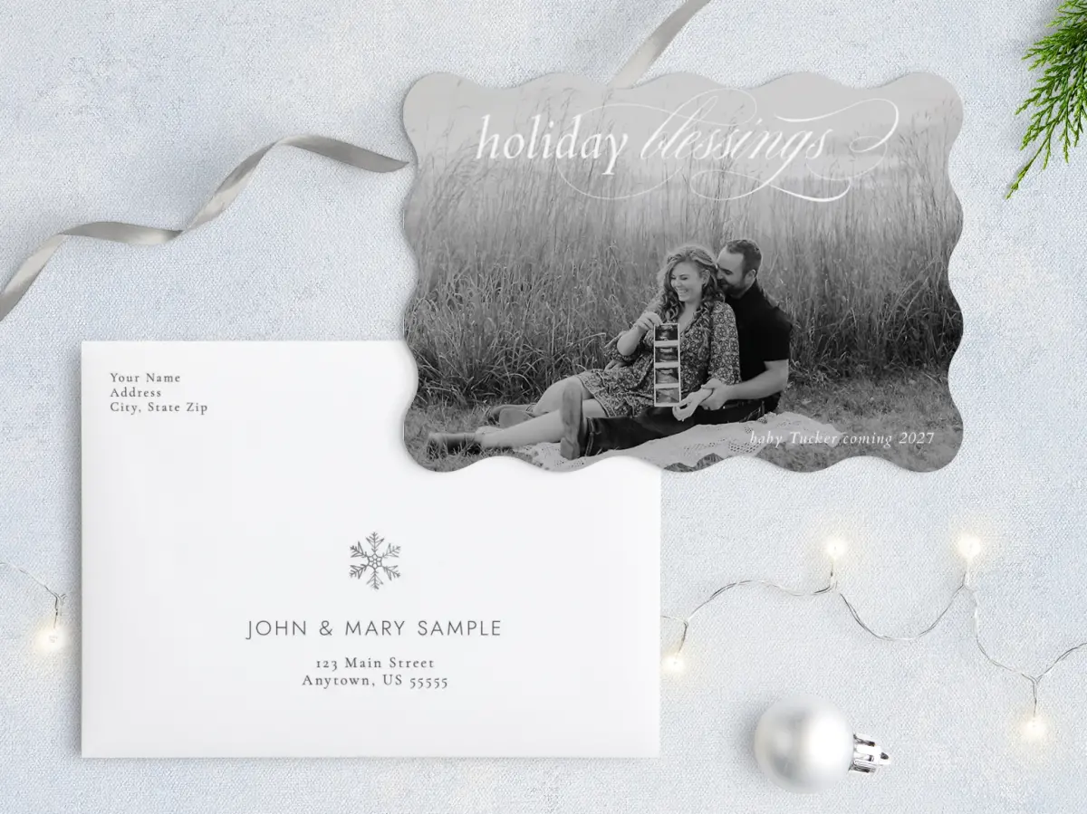 Front with Envelope Design