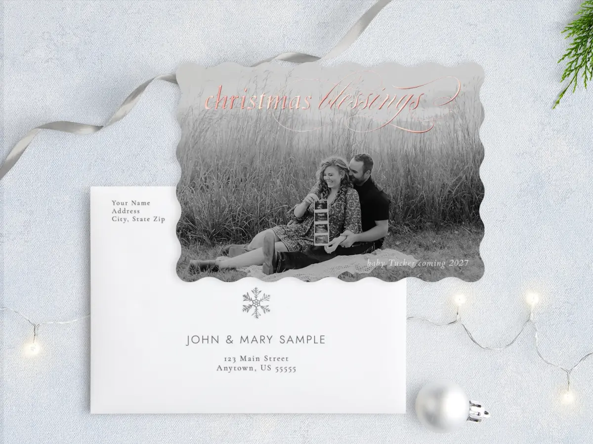Front with Envelope Design