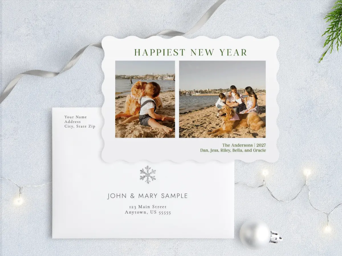Front with Envelope Design