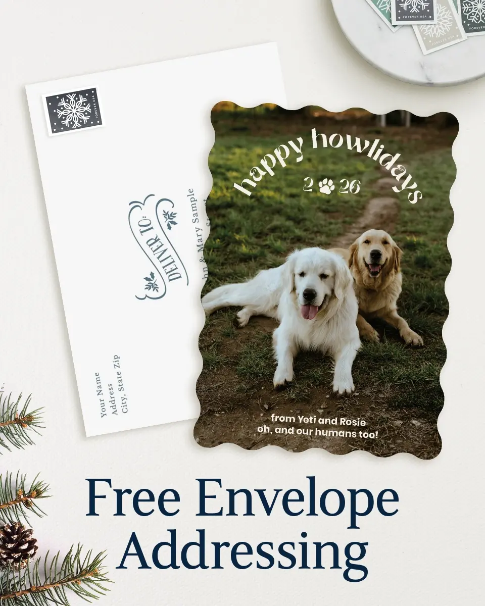 Wavy Christmas Cards