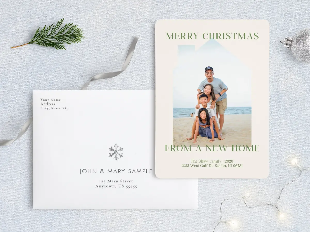 Front with Envelope Design