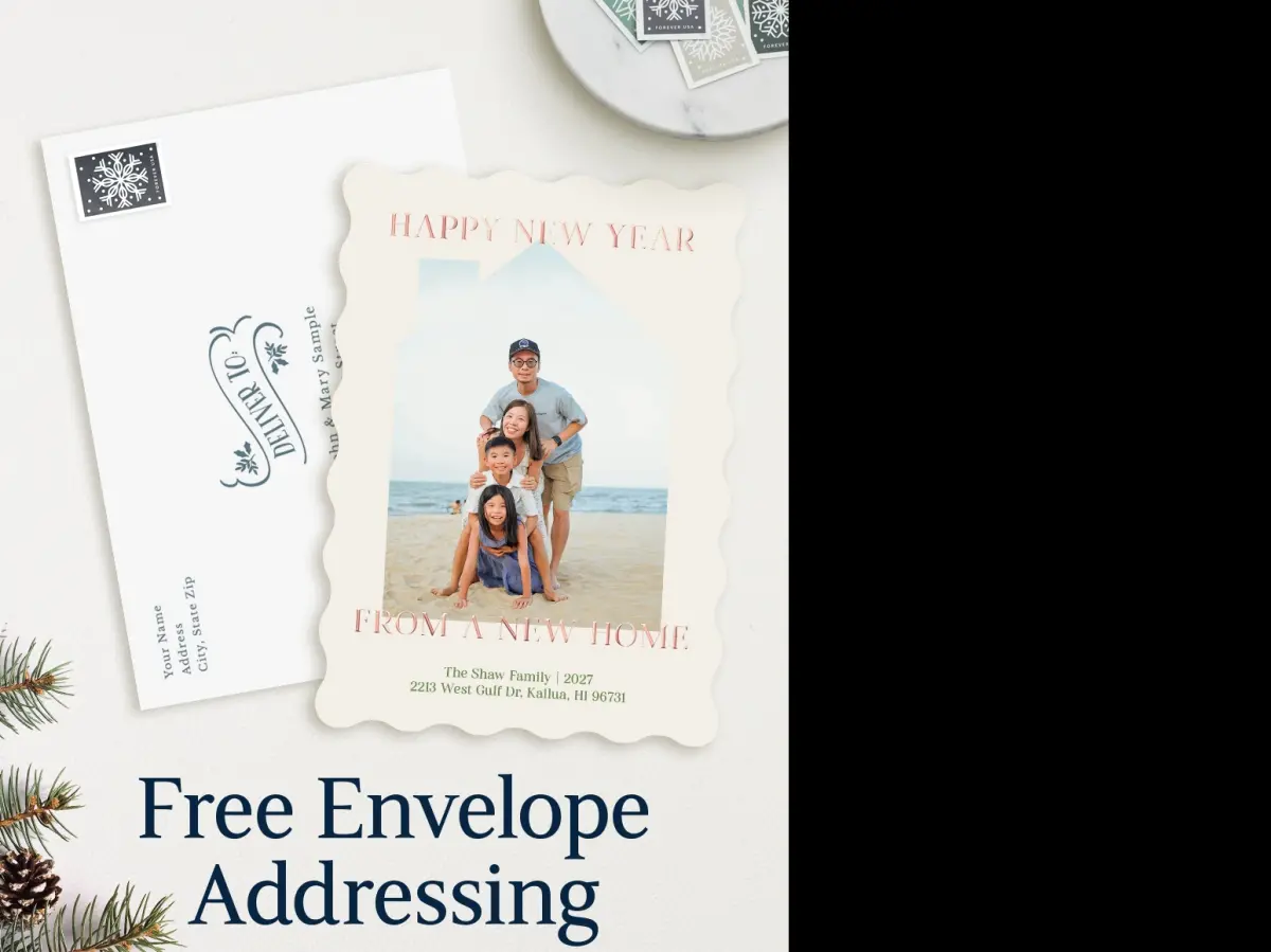 Wavy Christmas Cards