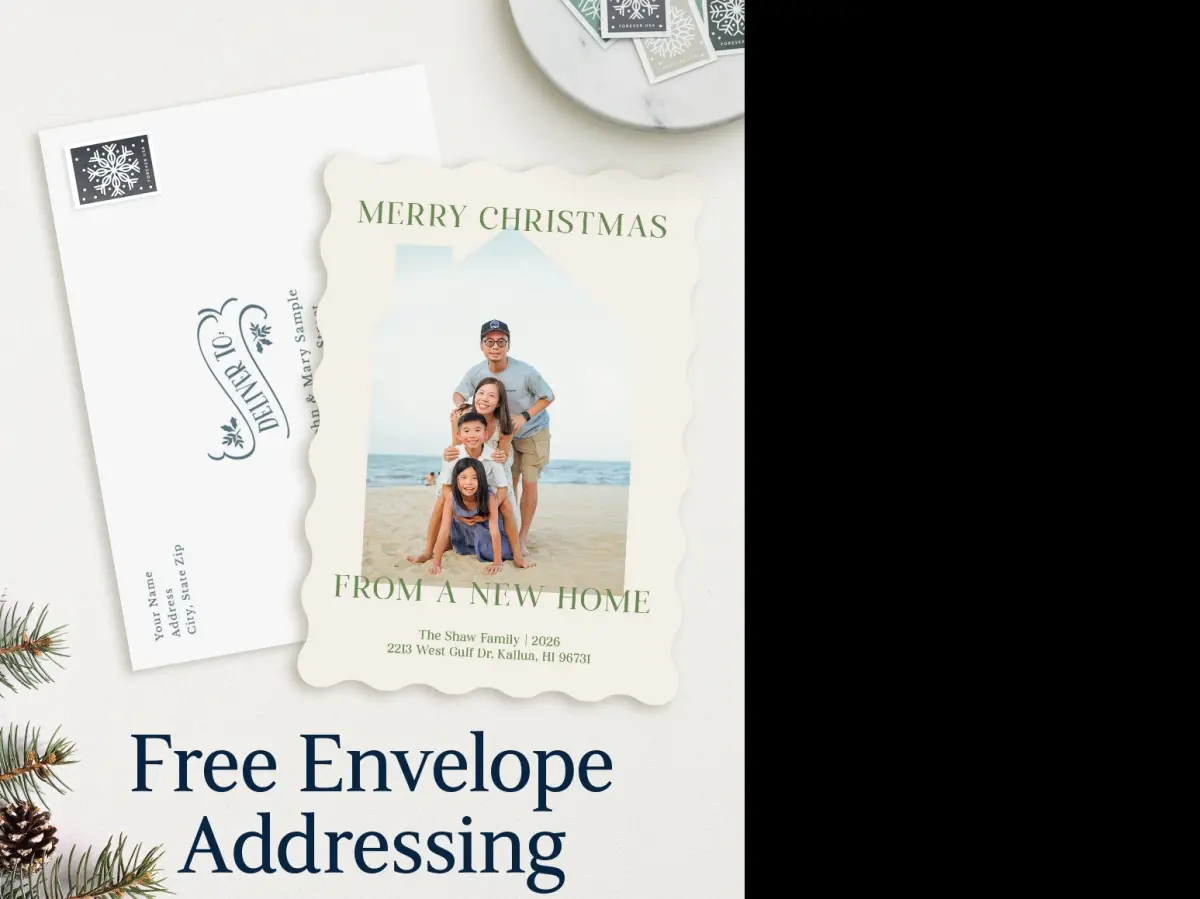 Wavy Christmas Cards
