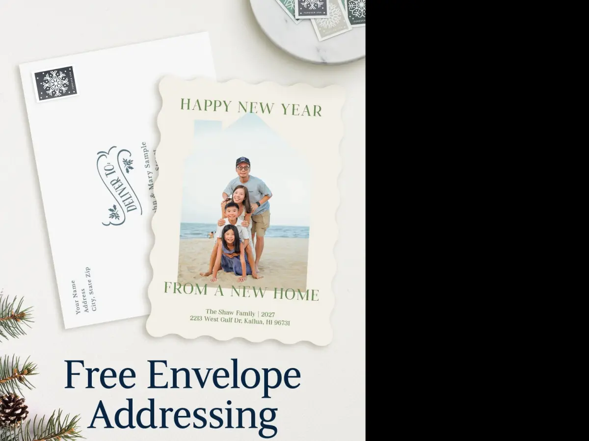 Wavy Christmas Cards