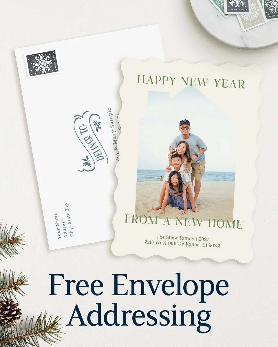 Wavy Christmas Cards