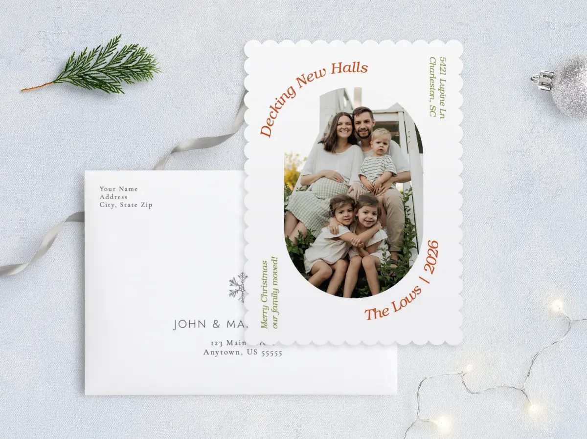 Front with Envelope Design