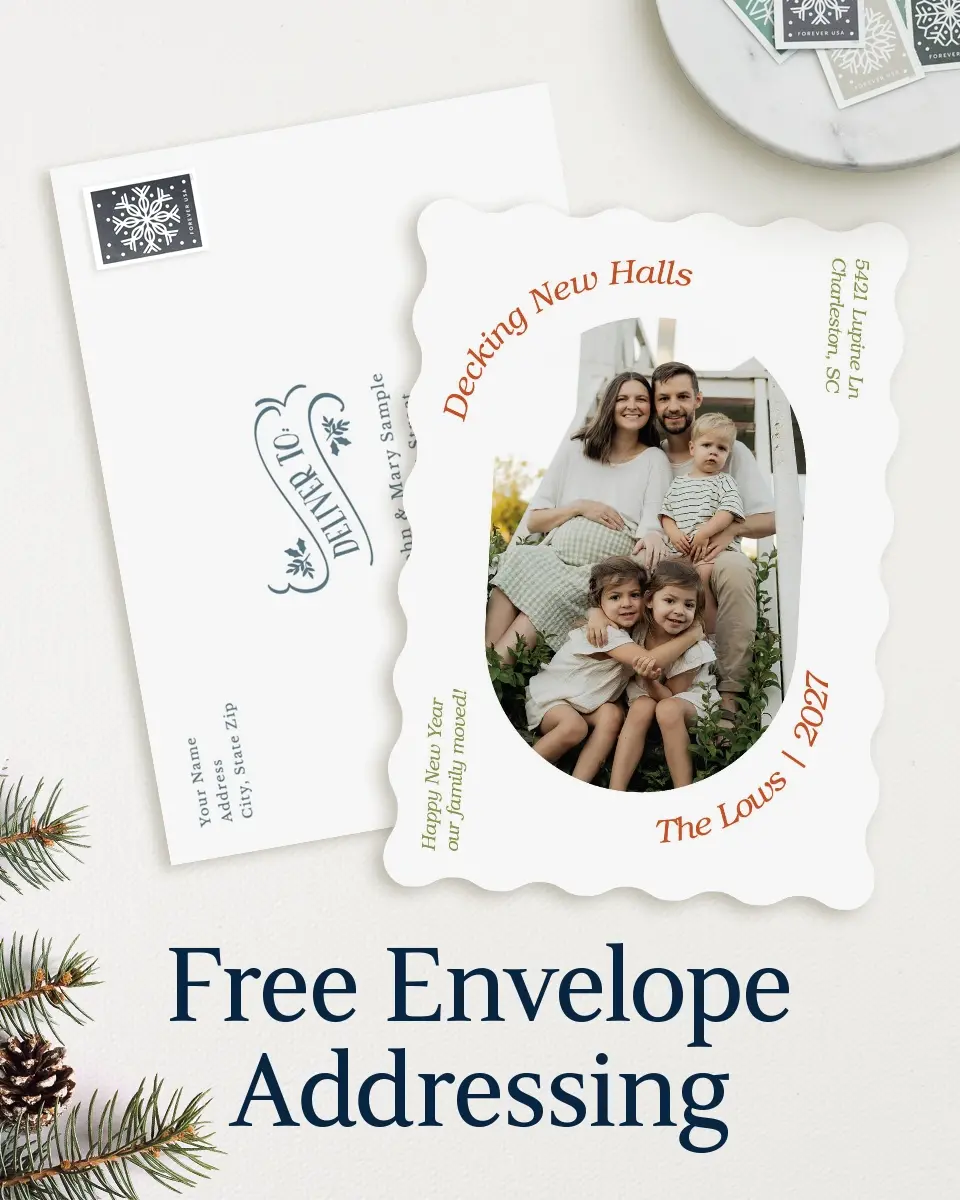 Wavy Christmas Cards
