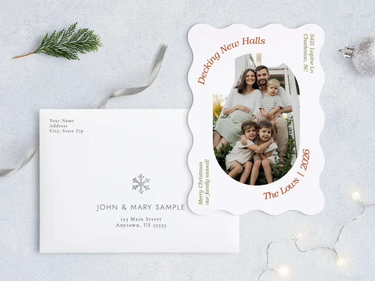 Front with Envelope Design