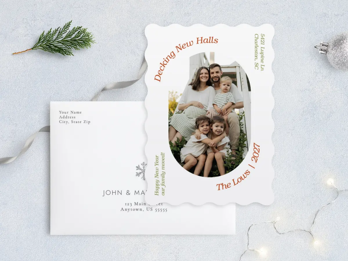 Front with Envelope Design