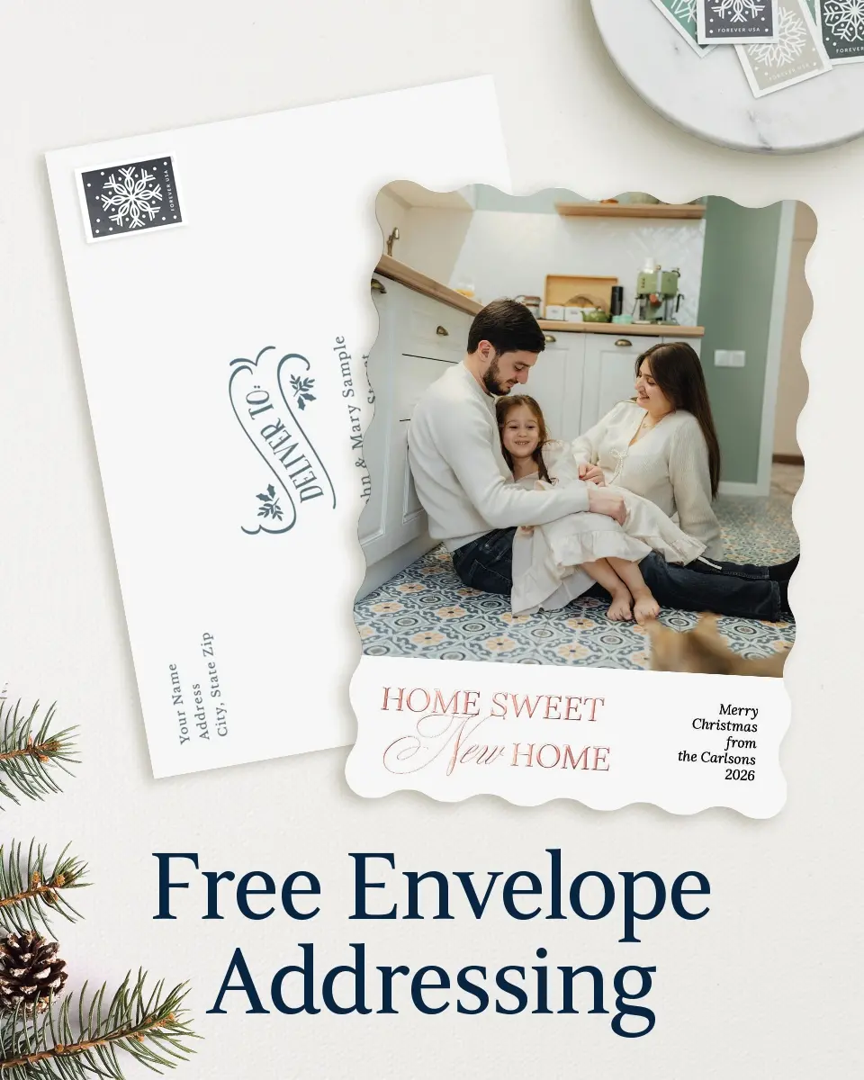 Wavy Christmas Cards