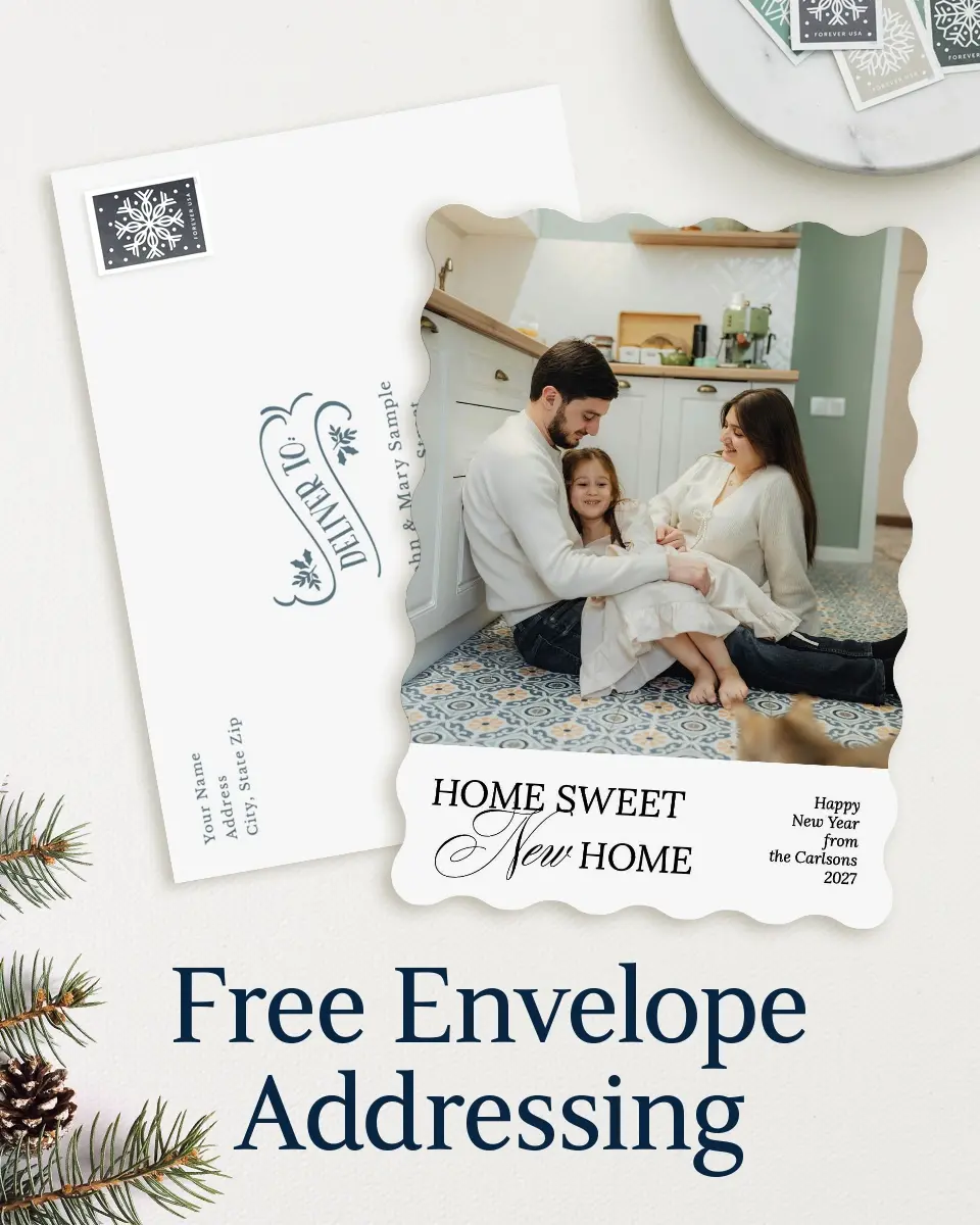 Wavy Christmas Cards