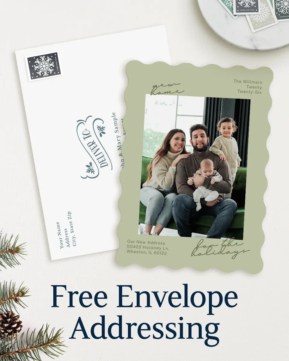 Wavy Christmas Cards