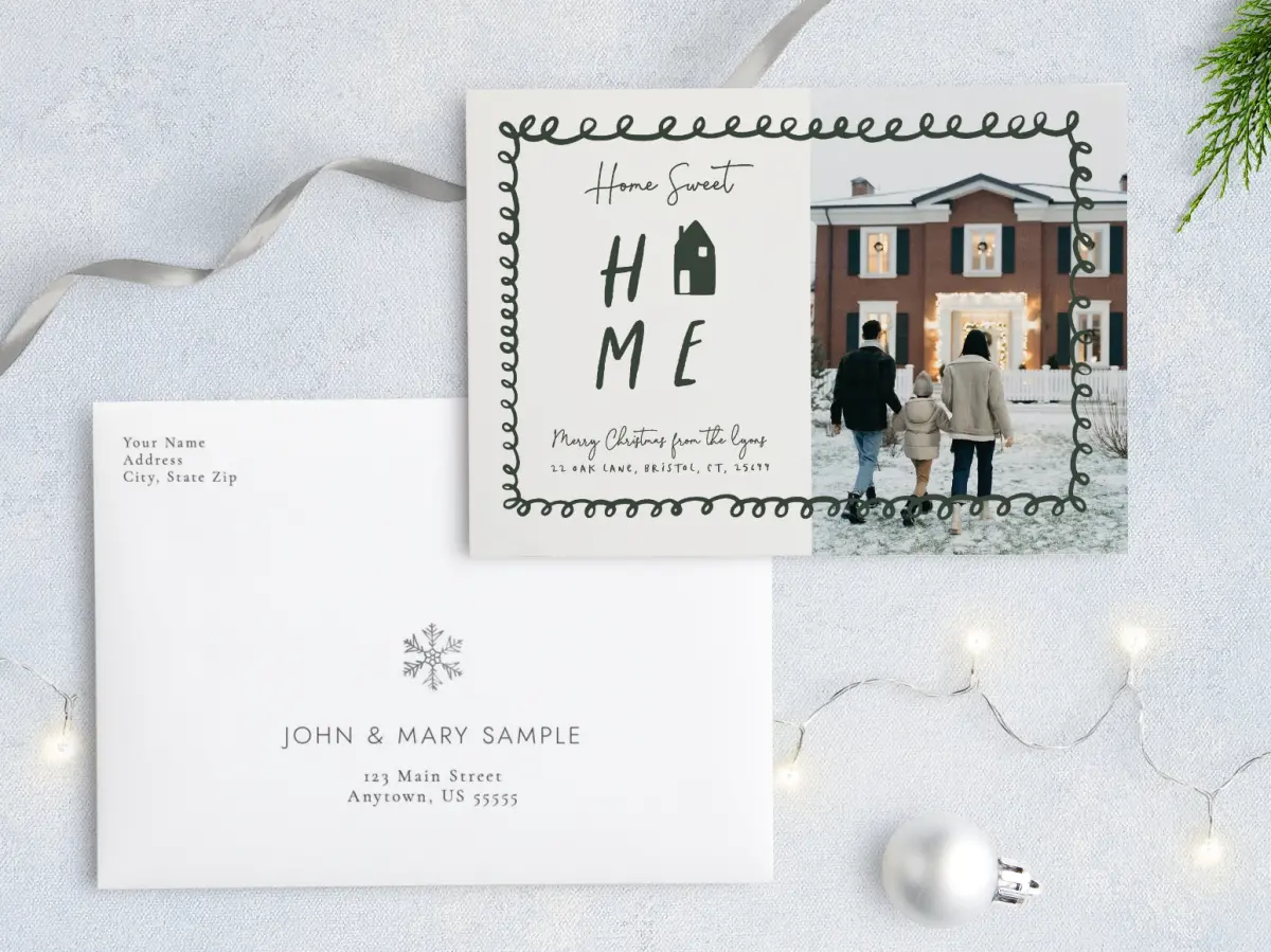 Front with Envelope Design