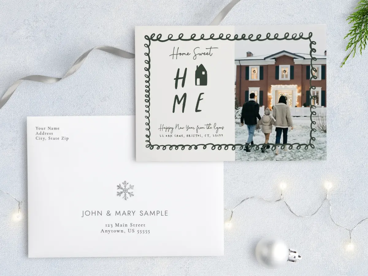 Front with Envelope Design