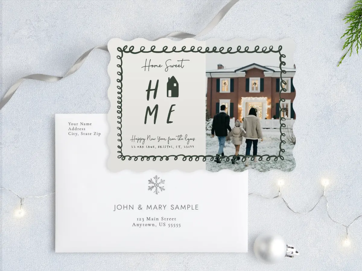 Front with Envelope Design