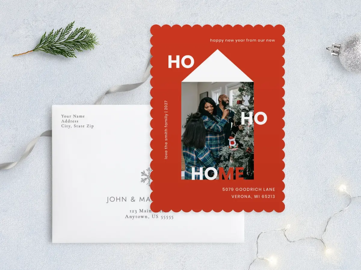 Front with Envelope Design