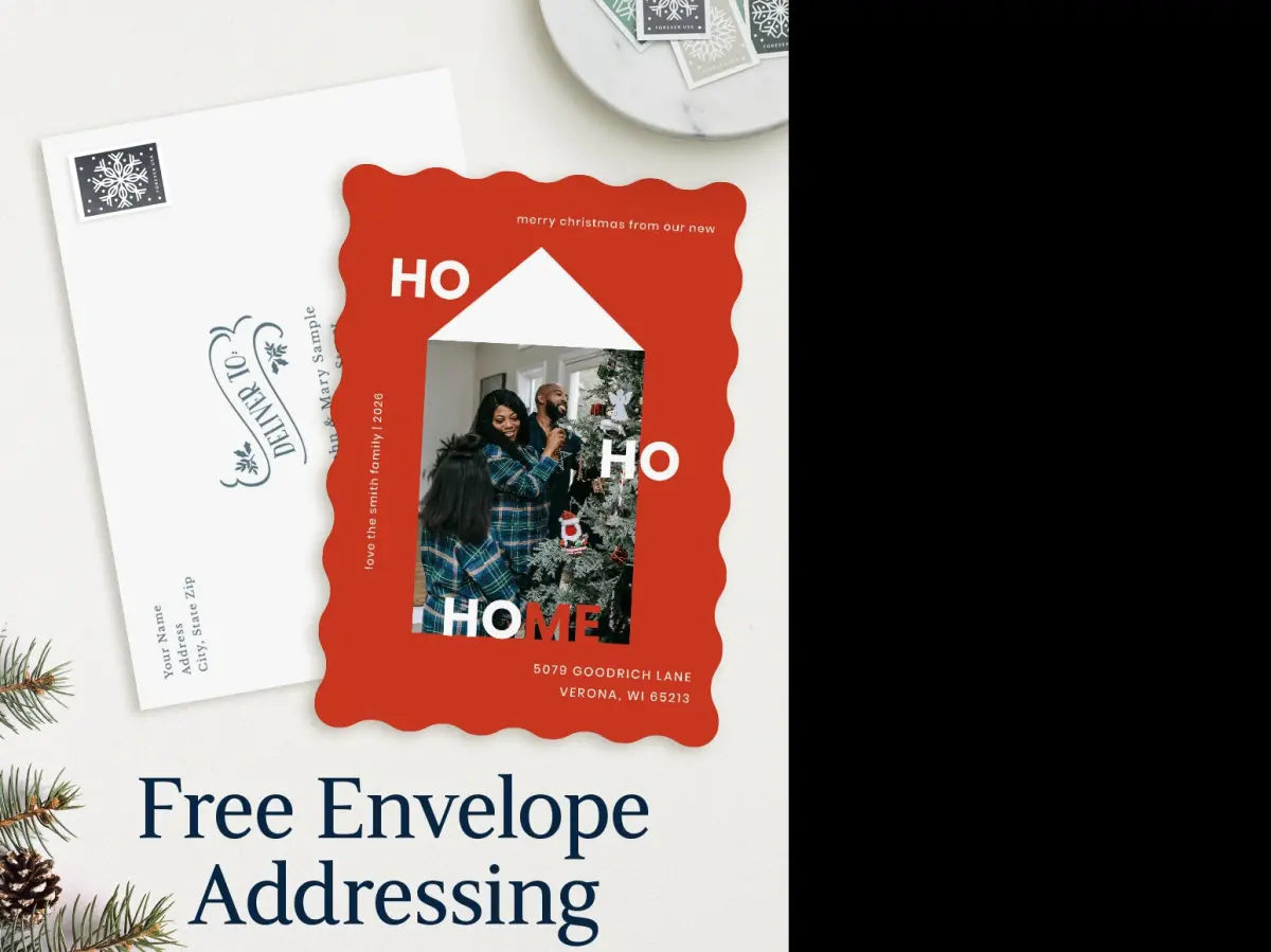 Wavy Christmas Cards