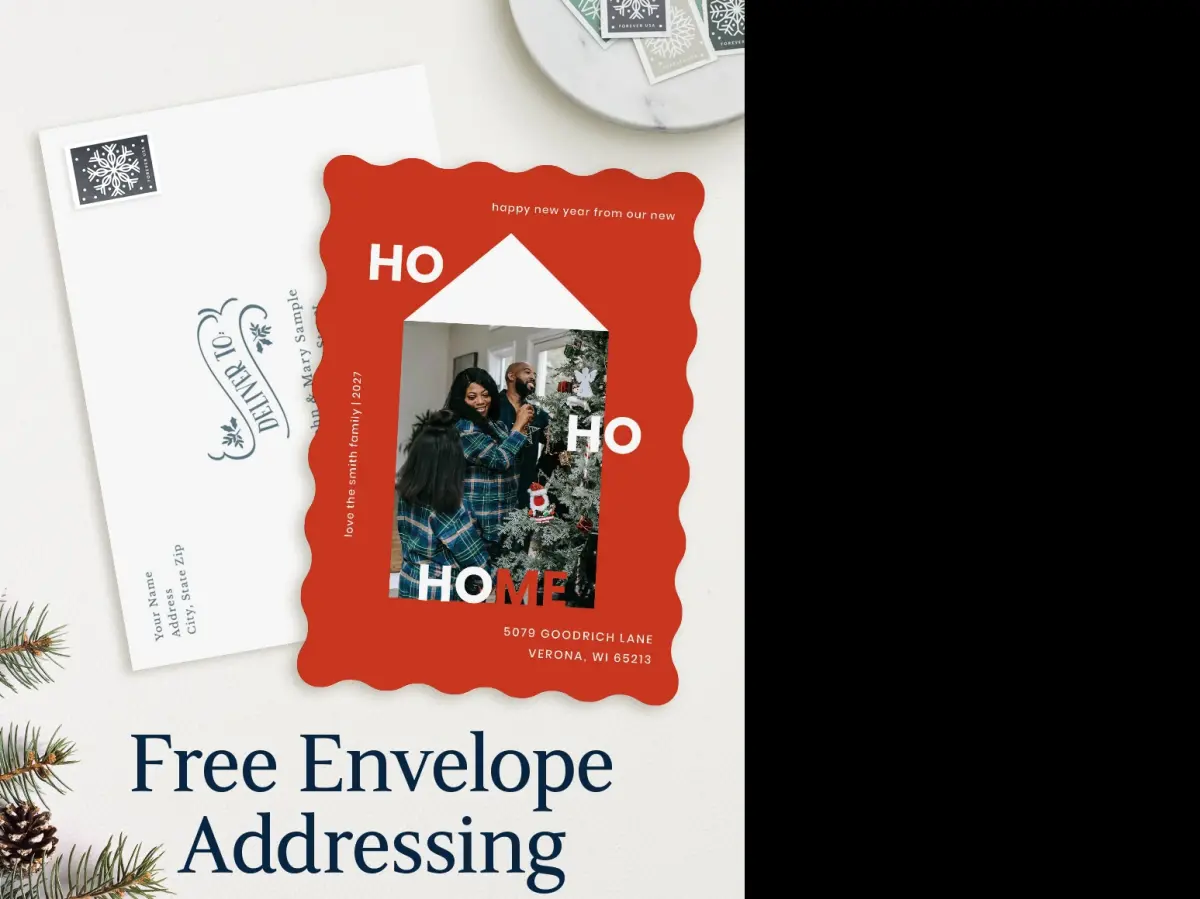 Wavy Christmas Cards
