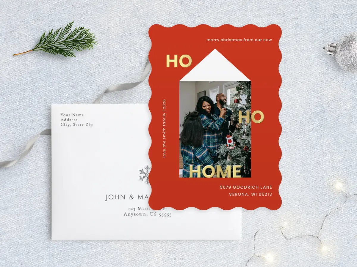 Front with Envelope Design