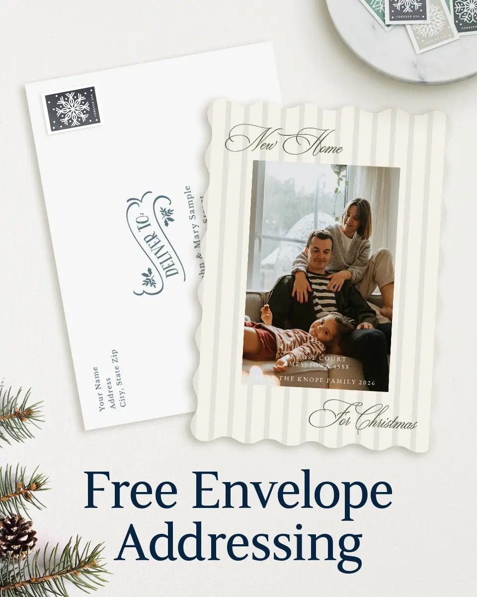 Wavy Christmas Cards
