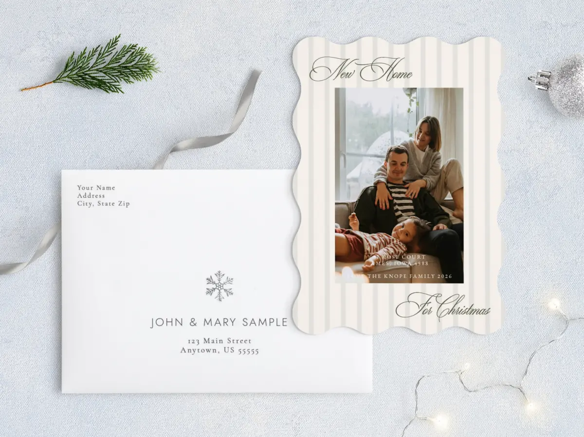 Front with Envelope Design
