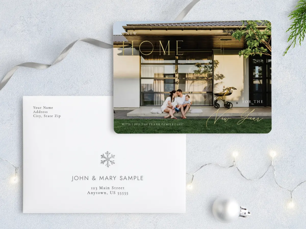 Front with Envelope Design
