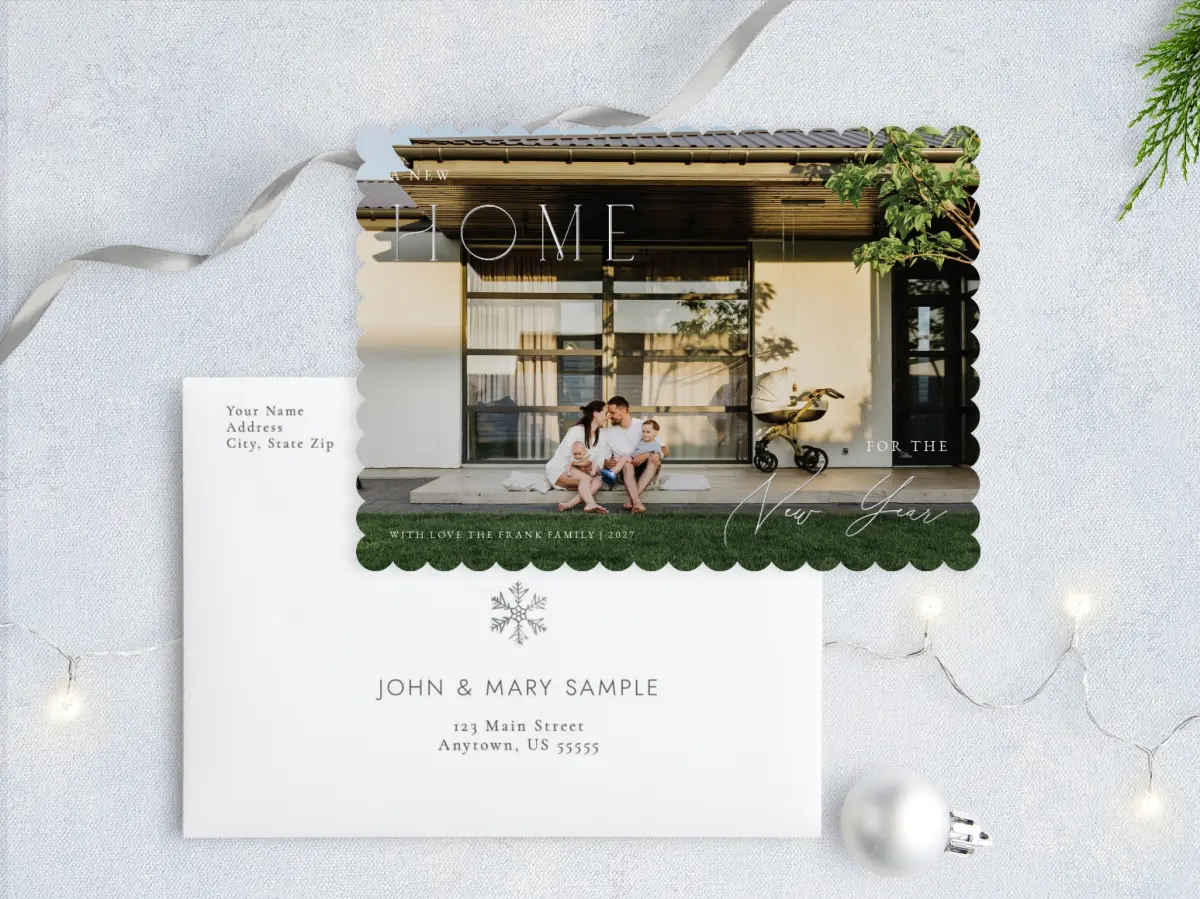 Front with Envelope Design
