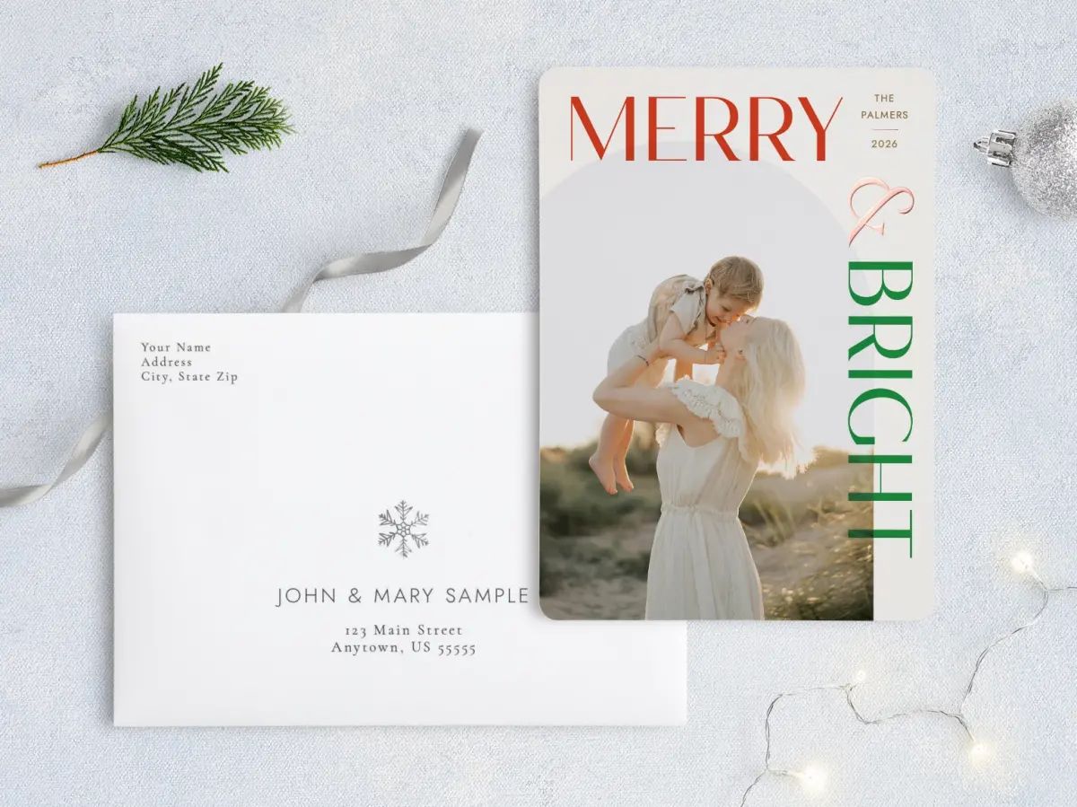 Front with Envelope Design