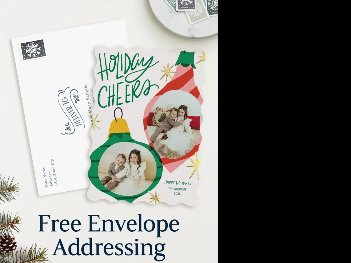 Wavy Christmas Cards