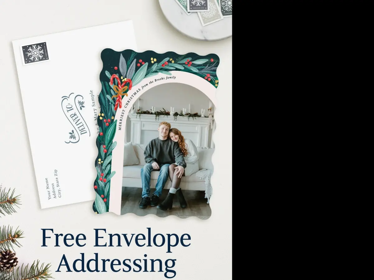 Wavy Christmas Cards