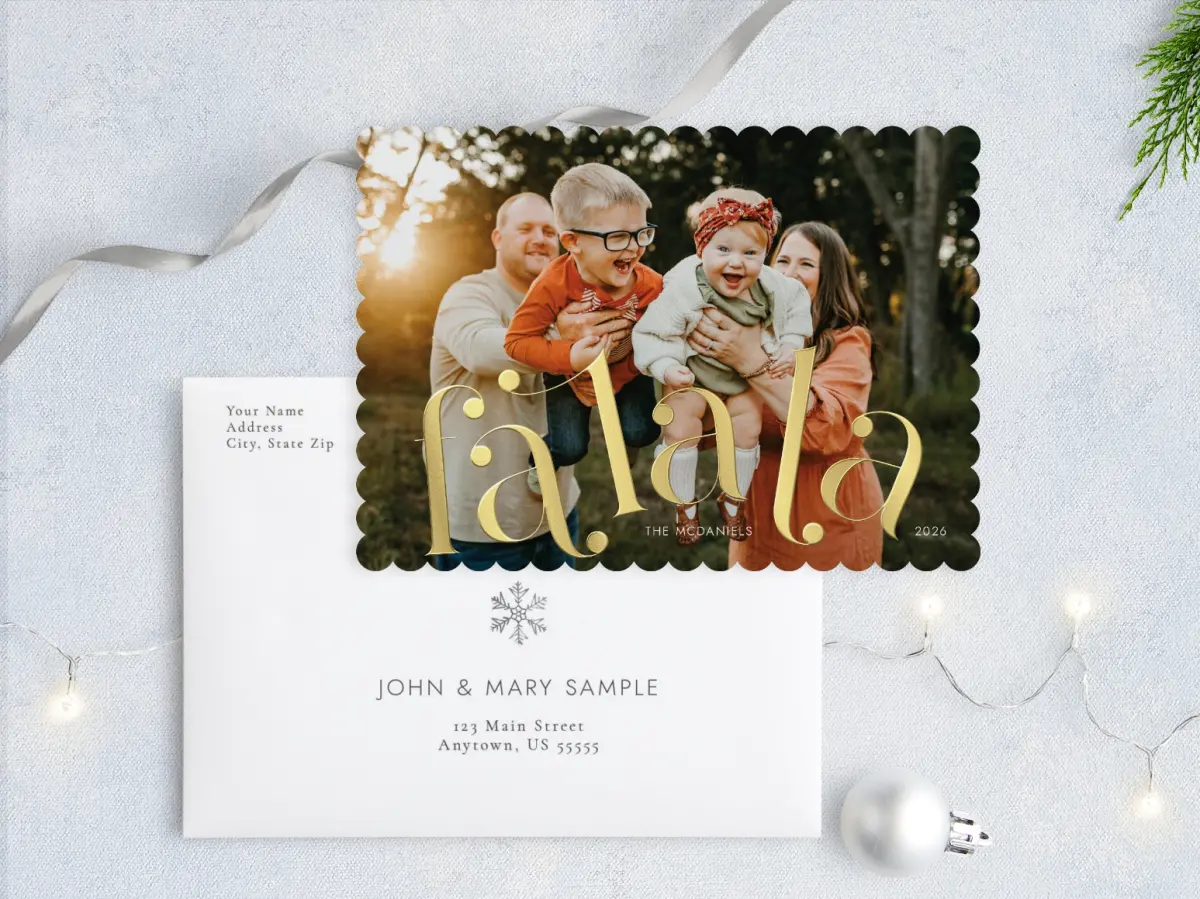 Front with Envelope Design