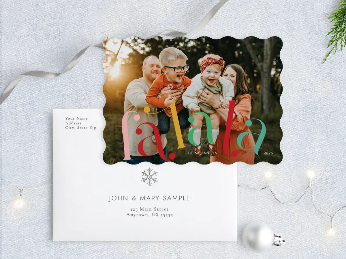 Front with Envelope Design