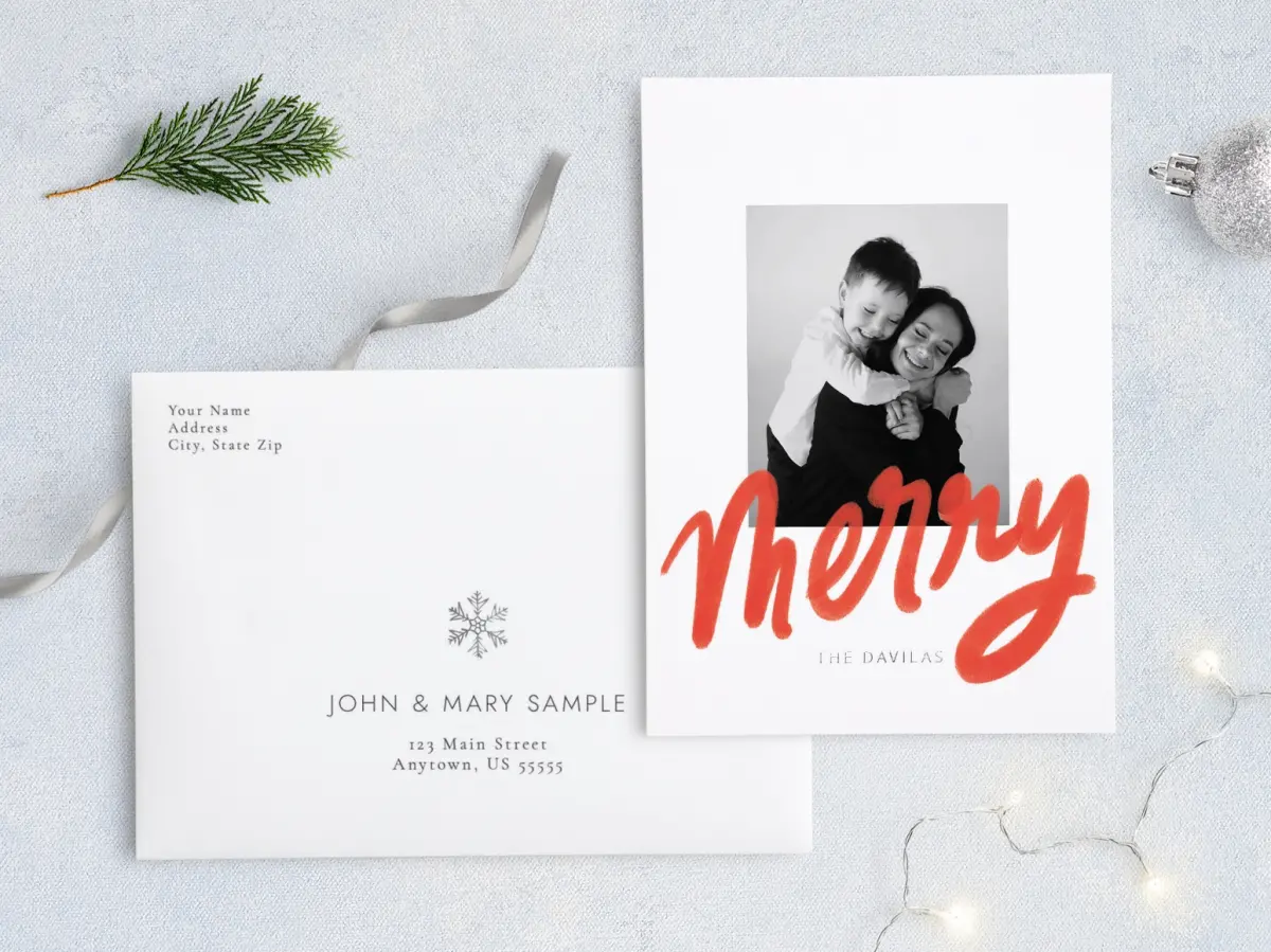 Front with Envelope Design
