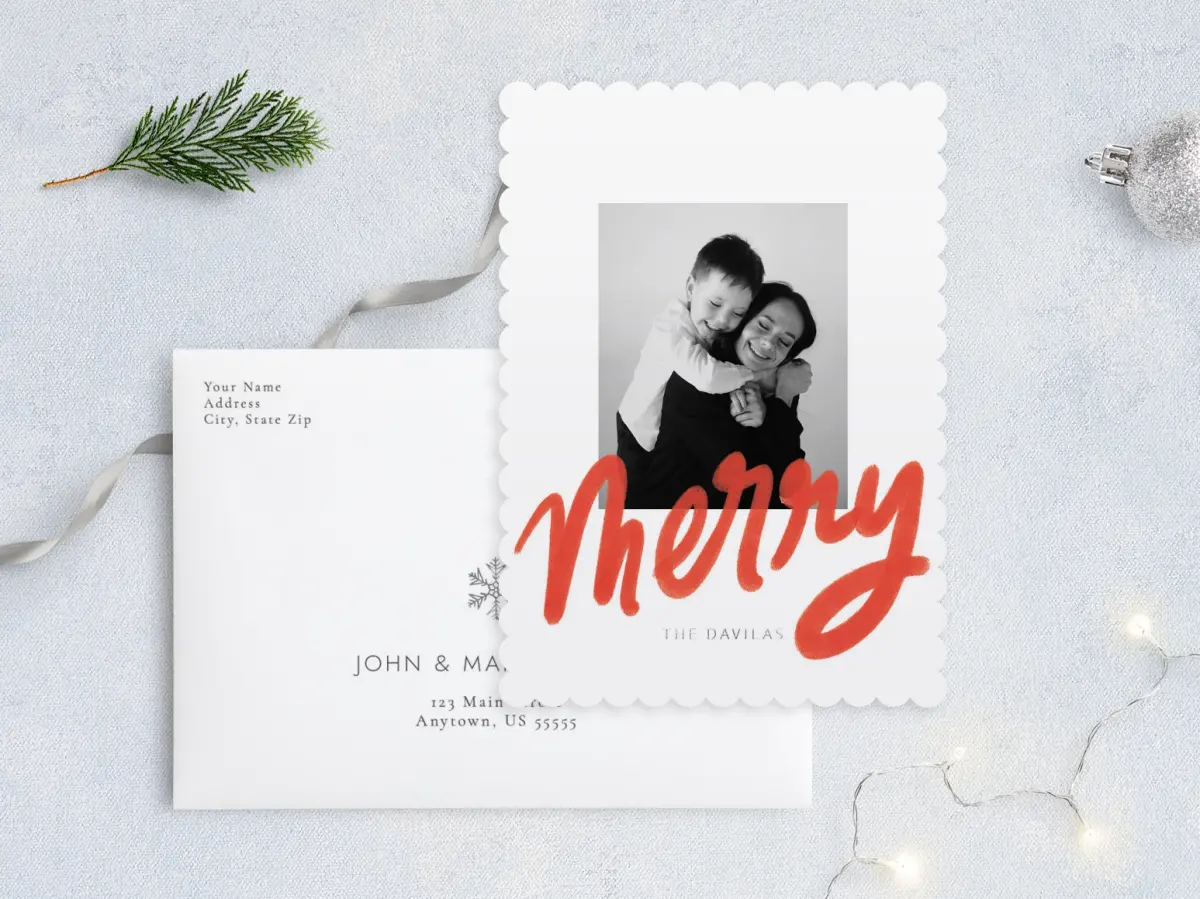 Front with Envelope Design